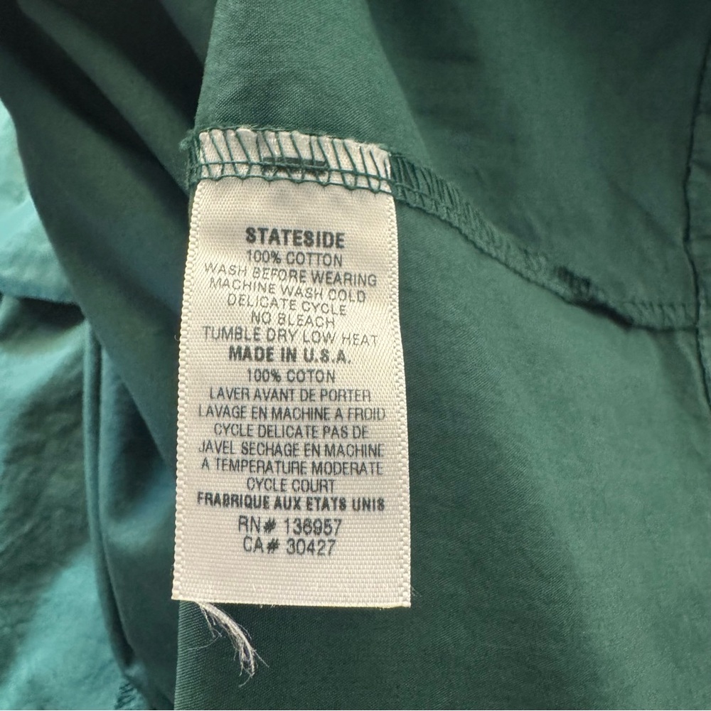 Stateside Structured Poplin Cargo Midi Skirt in Green - Picture 7 of 7